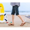 image:imageKuaiLu Mens Sport Flip Flops Orthotic Thong Sandals With Arch Support  Comfortable Toe Post Beach Pool Slides For Plantar Fasciitis Outdoor SummerFashion Khaki