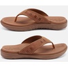 image:imageKuaiLu Mens Sport Flip Flops Orthotic Thong Sandals With Arch Support  Comfortable Toe Post Beach Pool Slides For Plantar Fasciitis Outdoor SummerFashion Khaki