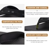 image:imageKuaiLu Mens Sport Flip Flops Orthotic Thong Sandals With Arch Support  Comfortable Toe Post Beach Pool Slides For Plantar Fasciitis Outdoor SummerFashion Black