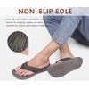 image:imageKuaiLu Mens Sport Flip Flops Orthotic Thong Sandals With Arch Support  Comfortable Toe Post Beach Pool Slides For Plantar Fasciitis Outdoor SummerGrey