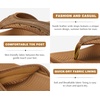 image:imageKuaiLu Mens Sport Flip Flops Orthotic Thong Sandals With Arch Support  Comfortable Toe Post Beach Pool Slides For Plantar Fasciitis Outdoor SummerKhaki