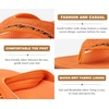 image:imageKuaiLu Mens Sport Flip Flops Orthotic Thong Sandals With Arch Support  Comfortable Toe Post Beach Pool Slides For Plantar Fasciitis Outdoor SummerOrange