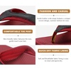 image:imageKuaiLu Mens Sport Flip Flops Orthotic Thong Sandals With Arch Support  Comfortable Toe Post Beach Pool Slides For Plantar Fasciitis Outdoor SummerRed Black