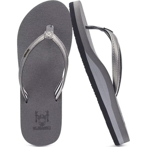 image:imageKuaiLu Flip Flops for Women with Arch Support Summer Beach Thong Sandals  Comfortable Yoga Mat Cushion Walking Shoes Slip on Casual Outfits Faux Leather Indoor OutdoorGrey