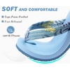 image:imageKuaiLu Flip Flops for Women with Arch Support Summer Beach Thong Sandals  Comfortable Walking Shoes Lightweight Soft Yoga Mat Cushion Floral Outfits Slip On Indoor OutdoorLight Blue