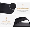 image:imageKuaiLu Flip Flops for Women with Arch Support Summer Beach Thong Sandals  Comfortable Walking Shoes Lightweight Soft Yoga Mat Cushion Floral Outfits Slip On Indoor OutdoorAll Black