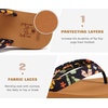 image:imageKuaiLu Flip Flops for Women with Arch Support Summer Beach Thong Sandals  Comfortable Walking Shoes Lightweight Soft Yoga Mat Cushion Floral Outfits Slip On Indoor OutdoorBlack Khaki