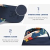 image:imageKuaiLu Flip Flops for Women with Arch Support Summer Beach Thong Sandals  Comfortable Walking Shoes Lightweight Soft Yoga Mat Cushion Floral Outfits Slip On Indoor OutdoorNavy Blue