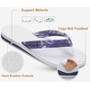 image:imageKuaiLu Flip Flops for Women with Arch Support Summer Beach Thong Sandals  Comfortable Walking Shoes Lightweight Soft Yoga Mat Cushion Floral Outfits Slip On Indoor OutdoorPurple White