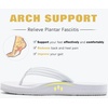 image:imageKuaiLu Flip Flops for Women with Arch Support Summer Beach Thong Sandals  Comfortable Walking Shoes Lightweight Soft Yoga Mat Cushion Floral Outfits Slip On Indoor OutdoorAll White