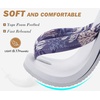 image:imageKuaiLu Flip Flops for Women with Arch Support Summer Beach Thong Sandals  Comfortable Walking Shoes Lightweight Soft Yoga Mat Cushion Floral Outfits Slip On Indoor OutdoorPurple White