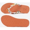 image:imageKuaiLu Flip Flops for Women with Arch Support Summer Beach Thong Sandals  Comfortable Walking Shoes Lightweight Soft Yoga Mat Cushion Floral Outfits Slip On Indoor OutdoorOrange