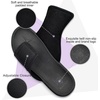 image:imageKuaiLu Mens Athletic Slides Wide Adjustable Arch Support Sport Sandals  Soft Cushioned Open Toe Summer Slippers for Plantar Fasciitis Slip On House Shoes Indoor OutdoorAll Black