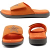 image:imageKuaiLu Mens Athletic Slides Wide Adjustable Arch Support Sport Sandals  Soft Cushioned Open Toe Summer Slippers for Plantar Fasciitis Slip On House Shoes Indoor OutdoorOrange