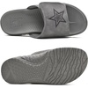 image:imageKuaiLu Mens Athletic Slides Wide Adjustable Arch Support Sport Sandals  Soft Cushioned Open Toe Summer Slippers for Plantar Fasciitis Slip On House Shoes Indoor OutdoorGrey
