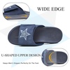 image:imageKuaiLu Mens Athletic Slides Wide Adjustable Arch Support Sport Sandals  Soft Cushioned Open Toe Summer Slippers for Plantar Fasciitis Slip On House Shoes Indoor OutdoorDark Blue