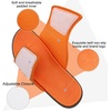 image:imageKuaiLu Mens Athletic Slides Wide Adjustable Arch Support Sport Sandals  Soft Cushioned Open Toe Summer Slippers for Plantar Fasciitis Slip On House Shoes Indoor OutdoorOrange
