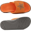 image:imageKuaiLu Mens Athletic Slides Wide Adjustable Arch Support Sport Sandals  Soft Cushioned Open Toe Summer Slippers for Plantar Fasciitis Slip On House Shoes Indoor OutdoorOrange