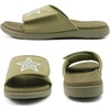 image:imageKuaiLu Mens Athletic Slides Wide Adjustable Arch Support Sport Sandals  Soft Cushioned Open Toe Summer Slippers for Plantar Fasciitis Slip On House Shoes Indoor OutdoorGreen