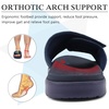 image:imageKuaiLu Mens Athletic Slides Wide Adjustable Arch Support Sport Sandals  Soft Cushioned Open Toe Summer Slippers for Plantar Fasciitis Slip On House Shoes Indoor OutdoorDark Blue