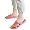 image:imageKuaiLu Womens Fashion Orthotic Slides Arch Support Slip On Walking Sandals  Ladies Lightweight Athletic Yoga Mat Thick Cushion Slippers Sandals With Comfortable Plantar FasciitisPink