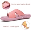 image:imageKuaiLu Womens Fashion Orthotic Slides Arch Support Slip On Walking Sandals  Ladies Lightweight Athletic Yoga Mat Thick Cushion Slippers Sandals With Comfortable Plantar FasciitisPink