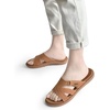 image:imageKuaiLu Womens Fashion Orthotic Slides Arch Support Slip On Walking Sandals  Ladies Lightweight Athletic Yoga Mat Thick Cushion Slippers Sandals With Comfortable Plantar FasciitisKhaki