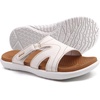 image:imageKuaiLu Womens Fashion Orthotic Slides Arch Support Slip On Walking Sandals  Ladies Lightweight Athletic Yoga Mat Thick Cushion Slippers Sandals With Comfortable Plantar FasciitisWhite Khaki