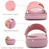 image:imageKuaiLu Womens Fashion Orthotic Slides Arch Support Slip On Walking Sandals  Ladies Lightweight Athletic Yoga Mat Thick Cushion Slippers Sandals With Comfortable Plantar FasciitisPink