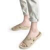 image:imageKuaiLu Womens Fashion Orthotic Slides Arch Support Slip On Walking Sandals  Ladies Lightweight Athletic Yoga Mat Thick Cushion Slippers Sandals With Comfortable Plantar FasciitisBeige
