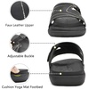 image:imageKuaiLu Womens Fashion Orthotic Slides Arch Support Slip On Walking Sandals  Ladies Lightweight Athletic Yoga Mat Thick Cushion Slippers Sandals With Comfortable Plantar FasciitisBlack