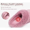image:imageKuaiLu Womens Memory Foam Moccasin Slippers Plush House Comfy Warm Shoes  Cozy Fluff Cushioned Lightweight Bedroom PantuflasDaily Footwear for Garden Walking ampQuick Outdoor Errands US511Pink