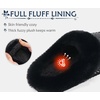 image:imageKuaiLu Womens Memory Foam Moccasin Slippers Plush House Comfy Warm Shoes  Cozy Fluff Cushioned Lightweight Bedroom PantuflasDaily Footwear for Garden Walking ampQuick Outdoor Errands US511Black