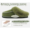 image:imageKuaiLu Womens Memory Foam Moccasin Slippers Plush House Comfy Warm Shoes  Cozy Fluff Cushioned Lightweight Bedroom PantuflasDaily Footwear for Garden Walking ampQuick Outdoor Errands US511Green