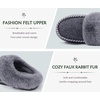 image:imageKuaiLu Womens Memory Foam Moccasin Slippers Plush House Comfy Warm Shoes  Cozy Fluff Cushioned Lightweight Bedroom PantuflasDaily Footwear for Garden Walking ampQuick Outdoor Errands US511Grey