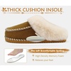 image:imageKuaiLu Womens Memory Foam Moccasin Slippers Plush House Comfy Warm Shoes  Cozy Fluff Cushioned Lightweight Bedroom PantuflasDaily Footwear for Garden Walking ampQuick Outdoor Errands US511Khaki