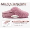 image:imageKuaiLu Womens Memory Foam Moccasin Slippers Plush House Comfy Warm Shoes  Cozy Fluff Cushioned Lightweight Bedroom PantuflasDaily Footwear for Garden Walking ampQuick Outdoor Errands US511Pink