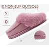 image:imageKuaiLu Womens Memory Foam Moccasin Slippers Plush House Comfy Warm Shoes  Cozy Fluff Cushioned Lightweight Bedroom PantuflasDaily Footwear for Garden Walking ampQuick Outdoor Errands US511Pink