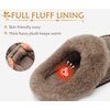 image:imageKuaiLu Womens Memory Foam Moccasin Slippers Plush House Comfy Warm Shoes  Cozy Fluff Cushioned Lightweight Bedroom PantuflasDaily Footwear for Garden Walking ampQuick Outdoor Errands US511Light Brown
