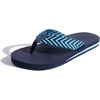image:imageKuaiLu Mens Rubber Flip Flops with Comfortable Arch Support Summer Beach  Yoga Mat Cushion Walking Thong Sandals Slip On Indoor OutdoorBright Blue