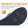 image:imageKuaiLu Mens Rubber Flip Flops with Comfortable Arch Support Summer Beach  Yoga Mat Cushion Walking Thong Sandals Slip On Indoor OutdoorInk Blue
