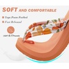 image:imageKuaiLu Flip Flops for Women with Arch Support Summer Beach Thong SandalsOrange