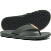 image:imageKuaiLu Mens Flip Flops Comfortable Arch Support Waterproof Thong SandalsArmy Green
