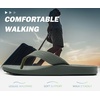 image:imageKuaiLu Mens Flip Flops Comfortable Arch Support Waterproof Thong SandalsArmy Green