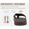 image:imageKuaiLu Mens Flip Flops Comfortable Arch Support Waterproof Thong SandalsDbrown