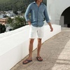 image:imageKuaiLu Mens Flip Flops Comfortable Arch Support Waterproof Thong SandalsGrey