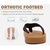 image:imageKuaiLu Mens Flip Flops Comfortable Arch Support Waterproof Thong SandalsKhaki