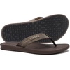 image:imageKuaiLu Mens Flip Flops Comfortable Arch Support Waterproof Thong SandalsPubrown
