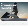 image:imageKuaiLu Mens Flip Flops Comfortable Arch Support Waterproof Thong SandalsPugrey