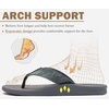 image:imageKuaiLu Mens Flip Flops Comfortable Arch Support Waterproof Thong SandalsPugrey